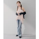 【S/Mサイズ展開】レースアップフレアデニムパンツ | RMAF NICE CLAUP / OLIVE des OLIVE | 詳細画像11