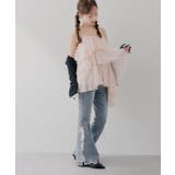 【S/Mサイズ展開】レースアップフレアデニムパンツ | RMAF NICE CLAUP / OLIVE des OLIVE | 詳細画像14