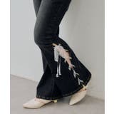 【S/Mサイズ展開】レースアップフレアデニムパンツ | RMAF NICE CLAUP / OLIVE des OLIVE | 詳細画像19