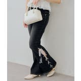 【S/Mサイズ展開】レースアップフレアデニムパンツ | RMAF NICE CLAUP / OLIVE des OLIVE | 詳細画像20