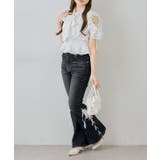 【S/Mサイズ展開】レースアップフレアデニムパンツ | RMAF NICE CLAUP / OLIVE des OLIVE | 詳細画像24