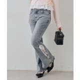 【S/Mサイズ展開】レースアップフレアデニムパンツ | RMAF NICE CLAUP / OLIVE des OLIVE | 詳細画像30