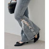 【S/Mサイズ展開】レースアップフレアデニムパンツ | RMAF NICE CLAUP / OLIVE des OLIVE | 詳細画像31