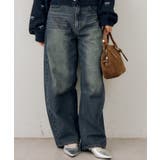 【S/Mサイズ展開】チャーム付バレルレッグデニムパンツ | RMAF　NICE CLAUP / OLIVE des OLIVE | 詳細画像16 