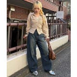 【S/Mサイズ展開】チャーム付バレルレッグデニムパンツ | RMAF　NICE CLAUP / OLIVE des OLIVE | 詳細画像3 