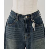 【S/Mサイズ展開】チャーム付バレルレッグデニムパンツ | RMAF　NICE CLAUP / OLIVE des OLIVE | 詳細画像23 