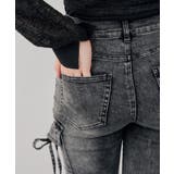 【S/Mサイズ展開】リボンカーゴデニムフレアパンツ | RMAF NICE CLAUP / OLIVE des OLIVE | 詳細画像27