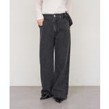 【S/Mサイズ展開】バックリボンストレートデニムパンツ | RMAF NICE CLAUP / OLIVE des OLIVE | 詳細画像10