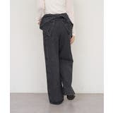 【S/Mサイズ展開】バックリボンストレートデニムパンツ | RMAF NICE CLAUP / OLIVE des OLIVE | 詳細画像13