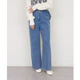 【S/Mサイズ展開】バックリボンストレートデニムパンツ | RMAF NICE CLAUP / OLIVE des OLIVE | 詳細画像15