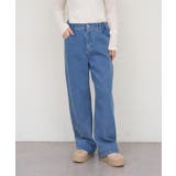 【S/Mサイズ展開】バックリボンストレートデニムパンツ | RMAF NICE CLAUP / OLIVE des OLIVE | 詳細画像2