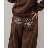 【セットアップ対応】キラリと刺繍ロゴワイドスウェットパンツ | RMAF NICE CLAUP / OLIVE des OLIVE | 詳細画像1