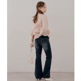 【S/Mサイズ展開】キラキラ後レースアップフレアパンツ | RMAF　NICE CLAUP / OLIVE des OLIVE | 詳細画像10 