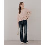 【S/Mサイズ展開】キラキラ後レースアップフレアパンツ | RMAF　NICE CLAUP / OLIVE des OLIVE | 詳細画像13 