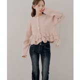 【S/Mサイズ展開】キラキラ後レースアップフレアパンツ | RMAF　NICE CLAUP / OLIVE des OLIVE | 詳細画像14 