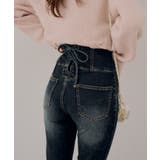【S/Mサイズ展開】キラキラ後レースアップフレアパンツ | RMAF　NICE CLAUP / OLIVE des OLIVE | 詳細画像16 