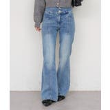 【S/Mサイズ展開】キラキラ後レースアップフレアパンツ | RMAF　NICE CLAUP / OLIVE des OLIVE | 詳細画像27 