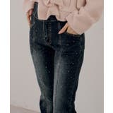 【S/Mサイズ展開】キラキラ後レースアップフレアパンツ | RMAF　NICE CLAUP / OLIVE des OLIVE | 詳細画像3 