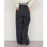 脇レースラインワイドデニムパンツ | RMAF NICE CLAUP / OLIVE des OLIVE | 詳細画像13