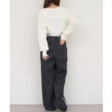 脇レースラインワイドデニムパンツ | RMAF NICE CLAUP / OLIVE des OLIVE | 詳細画像19