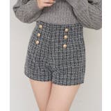 【ツイードコレクション】ダブルボタンショートパンツ | RMAF NICE CLAUP / OLIVE des OLIVE | 詳細画像2