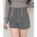 【ツイードコレクション】ダブルボタンショートパンツ | RMAF NICE CLAUP / OLIVE des OLIVE | 詳細画像3