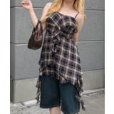 チェック | くらげフリルキャミチュニック | RMAF　NICE CLAUP / OLIVE des OLIVE
