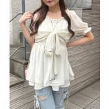 アイボリー | ビッグリボンチュニックブラウス | RMAF　NICE CLAUP / OLIVE des OLIVE
