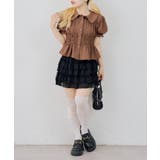 【7色展開】シャーリングペプラムブラウス | RMAF　NICE CLAUP / OLIVE des OLIVE | 詳細画像18 