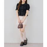 【7色展開】シャーリングペプラムブラウス | RMAF　NICE CLAUP / OLIVE des OLIVE | 詳細画像23 