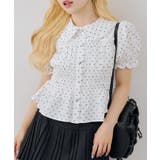 【7色展開】シャーリングペプラムブラウス | RMAF　NICE CLAUP / OLIVE des OLIVE | 詳細画像33 
