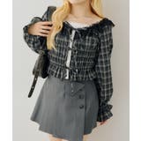 ブラック系 | ドッキングリボンブラウス | RMAF　NICE CLAUP / OLIVE des OLIVE