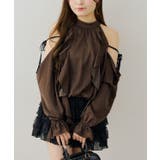 肩開きラッフルブラウス | RMAF　NICE CLAUP / OLIVE des OLIVE | 詳細画像2 