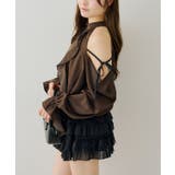 肩開きラッフルブラウス | RMAF　NICE CLAUP / OLIVE des OLIVE | 詳細画像3 