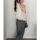肩開きラッフルブラウス | RMAF NICE CLAUP / OLIVE des OLIVE | 詳細画像49