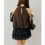 肩開きラッフルブラウス | RMAF　NICE CLAUP / OLIVE des OLIVE | 詳細画像4 