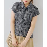 ギャザーコンパクトブラウス | RMAF　NICE CLAUP / OLIVE des OLIVE | 詳細画像9 