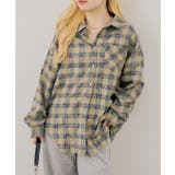 【着方いろいろ】kirakiraマルチチェックシャツ | RMAF　NICE CLAUP / OLIVE des OLIVE | 詳細画像3 
