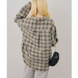 【着方いろいろ】kirakiraマルチチェックシャツ | RMAF　NICE CLAUP / OLIVE des OLIVE | 詳細画像5 
