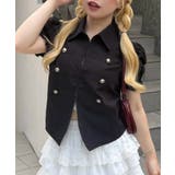 ブラック | ナポレオン風パフブラウス | RMAF NICE CLAUP / OLIVE des OLIVE