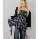 ネイビー | 【Web限定】レースアップキャミチュニック | NICE CLAUP / OLIVE des OLIVE OUTLET