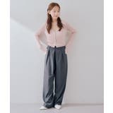 【5色展開】ハート釦袖レースラメカーディガン | RMAF　NICE CLAUP / OLIVE des OLIVE | 詳細画像30 