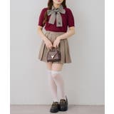 リボンタイケーブル半袖ニット | RMAF NICE CLAUP / OLIVE des OLIVE | 詳細画像9