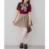 リボンタイケーブル半袖ニット | RMAF NICE CLAUP / OLIVE des OLIVE | 詳細画像10