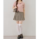 ベロアモールダブルジップ半袖ニット | RMAF　NICE CLAUP / OLIVE des OLIVE | 詳細画像19 