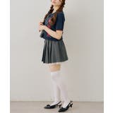 ベロアモールダブルジップ半袖ニット | RMAF　NICE CLAUP / OLIVE des OLIVE | 詳細画像27 