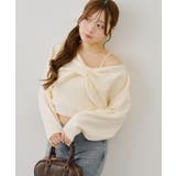 アイボリー | ビスチェセットリボンボレロニット | NICE CLAUP / OLIVE des OLIVE　OUTLET