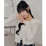 【5色展開】ラメケーブルジップアップパーカー | RMAF NICE CLAUP / OLIVE des OLIVE | 詳細画像8