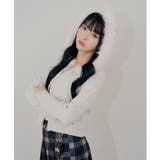 【5色展開】ラメケーブルジップアップパーカー | RMAF NICE CLAUP / OLIVE des OLIVE | 詳細画像14