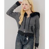 【5色展開】ラメケーブルジップアップパーカー | RMAF NICE CLAUP / OLIVE des OLIVE | 詳細画像36